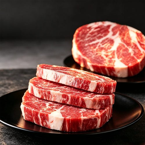 Factory Marbled Raw Chuck Eye Roll Beef 1KG